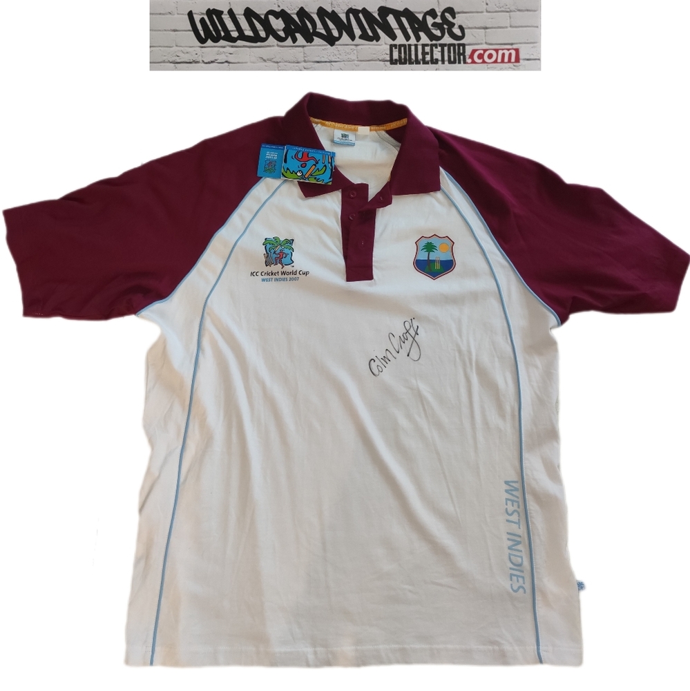 Signed West Indies ICC Cricket Jersey uniform